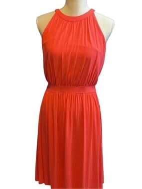 Cynthia Rowley Coral Halter Dress Size XS